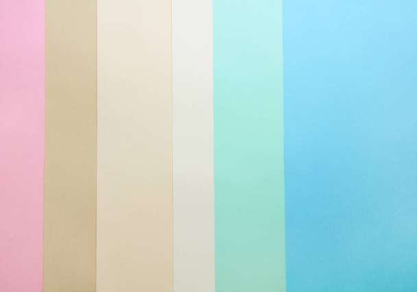abstract various pastel colored paper background - Photo, Image