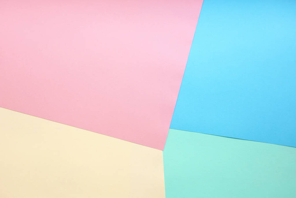abstract various pastel colored paper background - Photo, Image