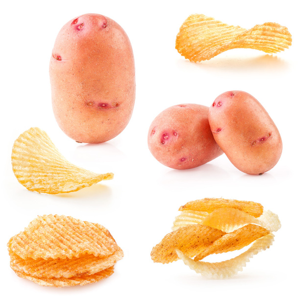Colecciones de patatas fritas y patatas fritas
 - Foto, imagen