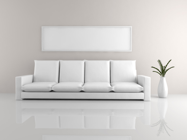 Minimalistisches Sofa - Foto, Bild