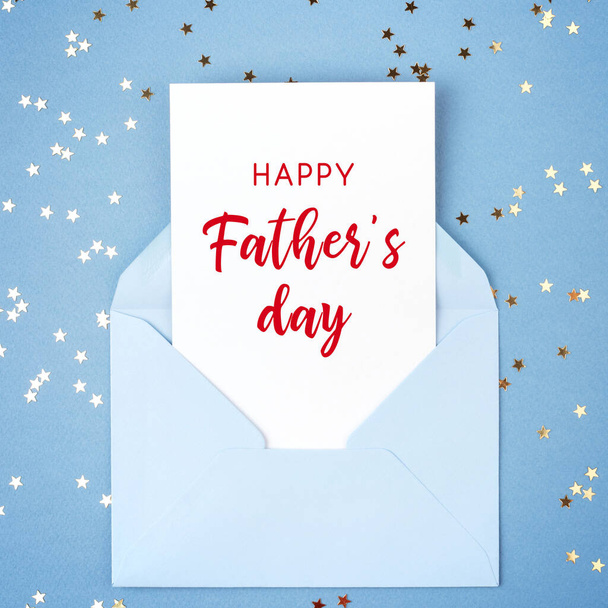 Happy Fathers day greeting card. - Foto, afbeelding