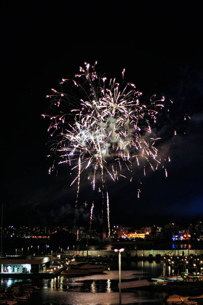 Blanes famous annual fireworks contest - Photo, Image