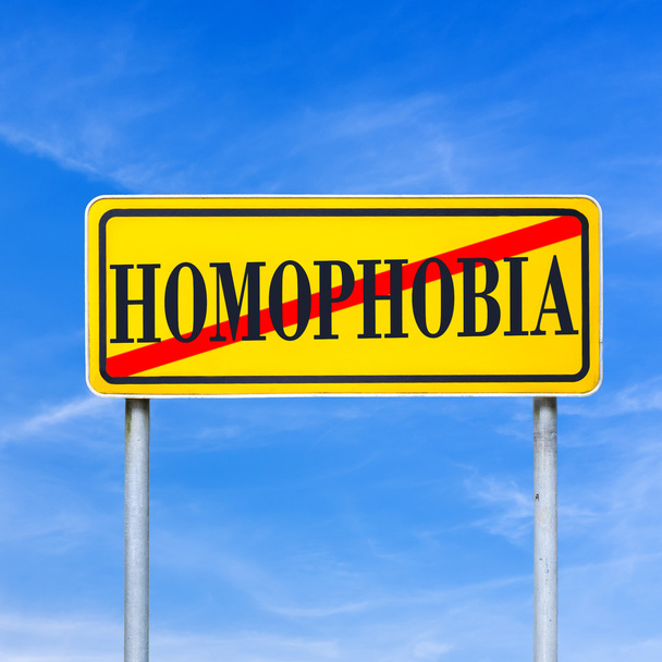 Schluss mit Homophobie - Foto, Bild