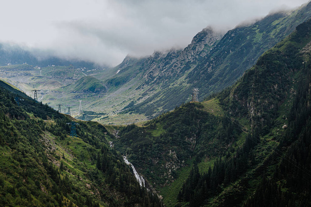 Transfagaras Highway, beautiful landscape of Romania. europe hiking - Zdjęcie, obraz