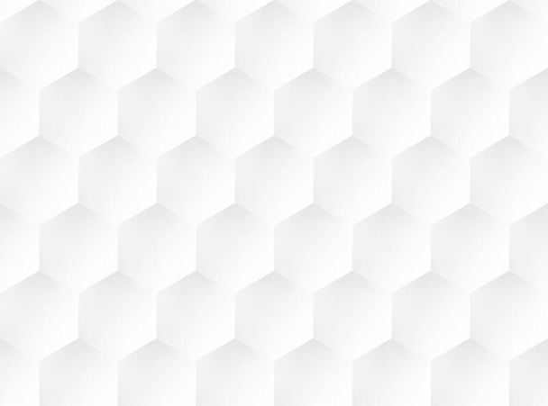 白いエンボスハニカムパターン。UIの背景。ベクターイラスト - ベクター画像