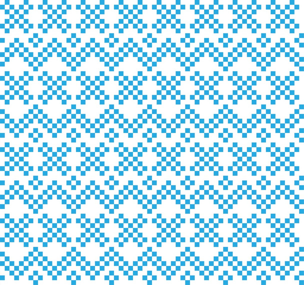 Синій різдвяний ярмарок острівний візерунок для модного текстилю, трикотажу та графіки
 - Вектор, зображення