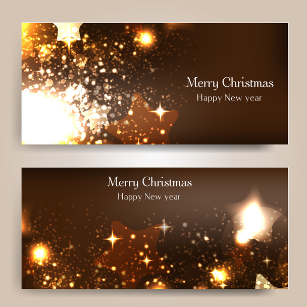 Elegant Christmas background with snowflakes - Vector, Image
