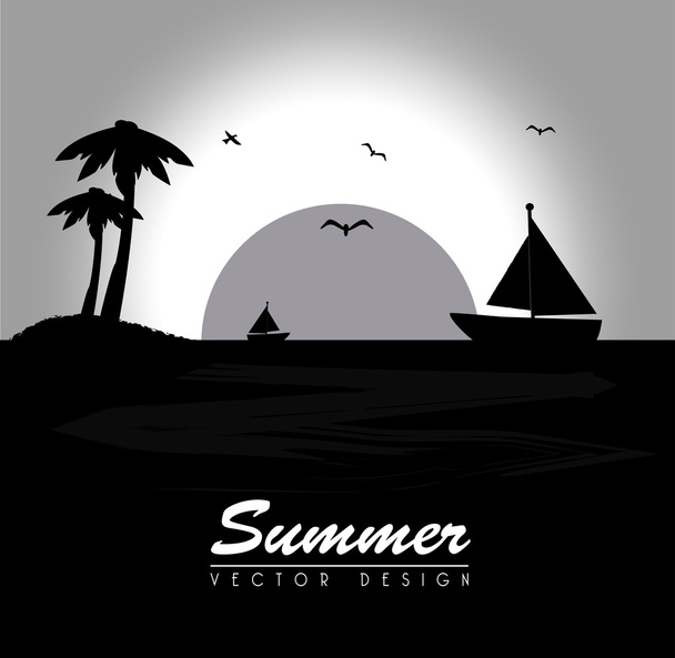 summer design - Vektor, kép