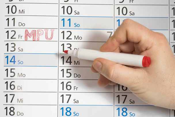 Calendario e appuntamento per l'esame medico-psicologico
 - Foto, immagini