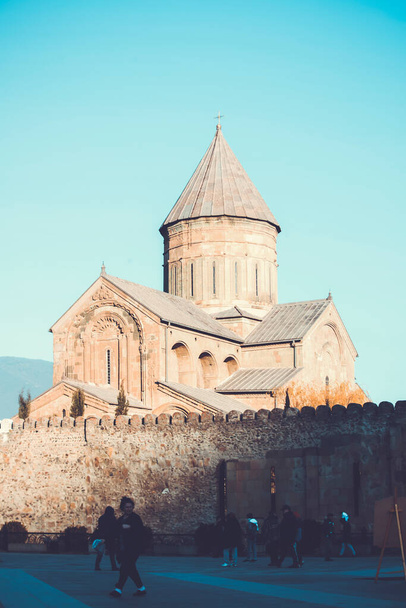 Svetitskhoveli Orthodox Cathedral in Mtskheta - Foto, Imagem