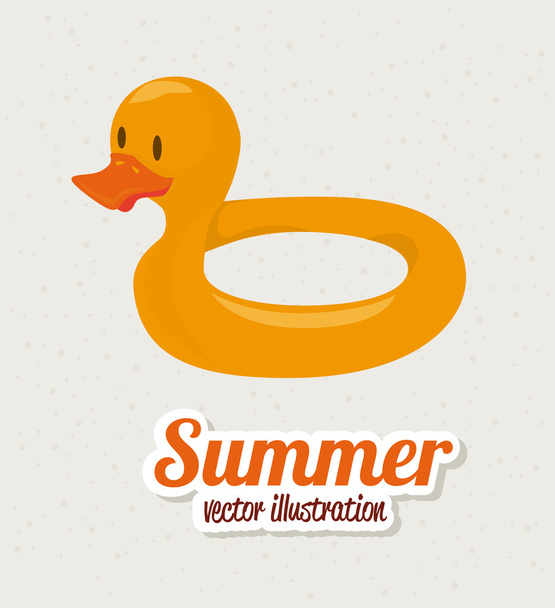 zomer ontwerp - Vector, afbeelding