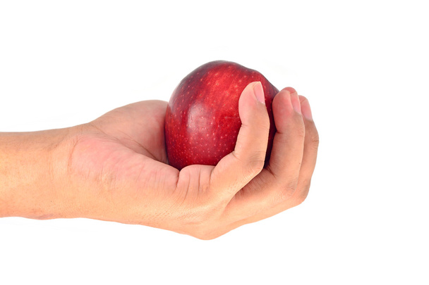 apple in hand - Фото, зображення