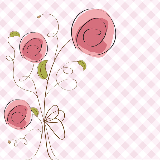 Floral μοτίβο - Διάνυσμα, εικόνα
