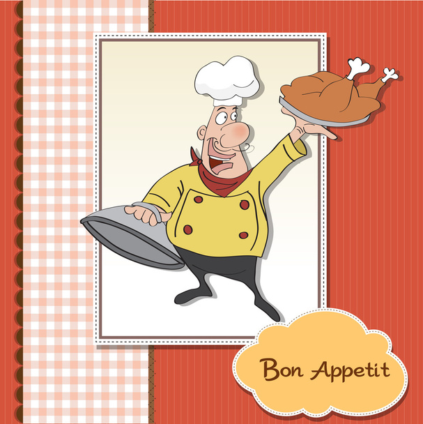 мультфільм шеф-кухаря
 - Вектор, зображення