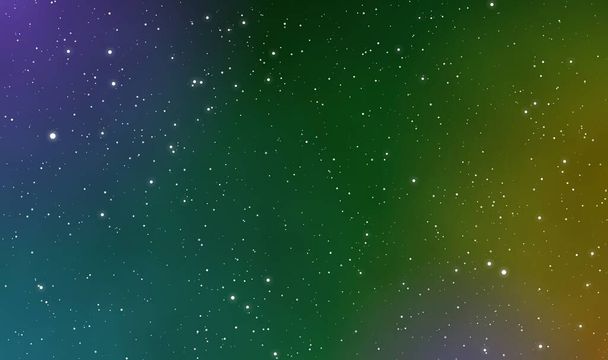 Ilustracja kosmiczna astronomia grafika tło projektu z mgławicą i świecącymi gwiazdami w głębokim wszechświecie. - Zdjęcie, obraz