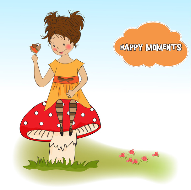 Happy moments - Vector, Image