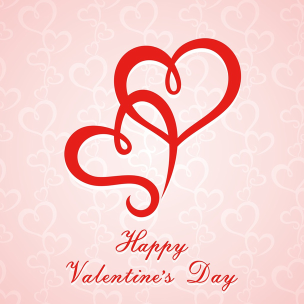 Background with hearts - Vector, Image