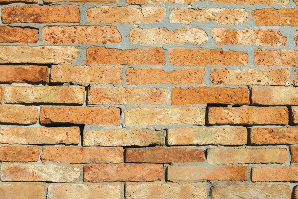 Modern red brick wall texture pattern background. - Photo, Image