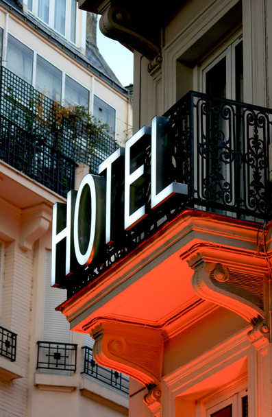 Hotel teken, Parijs. - Foto, afbeelding