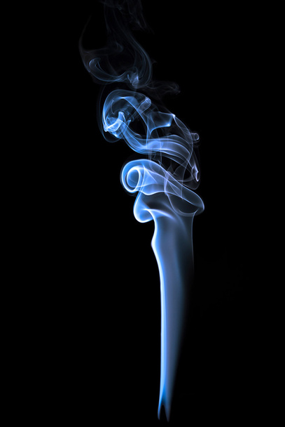 füst a fekete backrgound - Fotó, kép