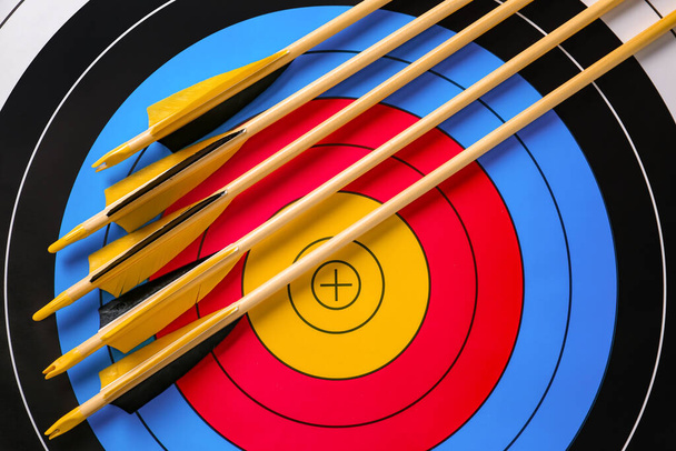 Arrows for archery on target - Photo, Image