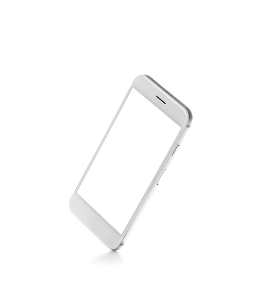 Telefone móvel no fundo branco
 - Foto, Imagem