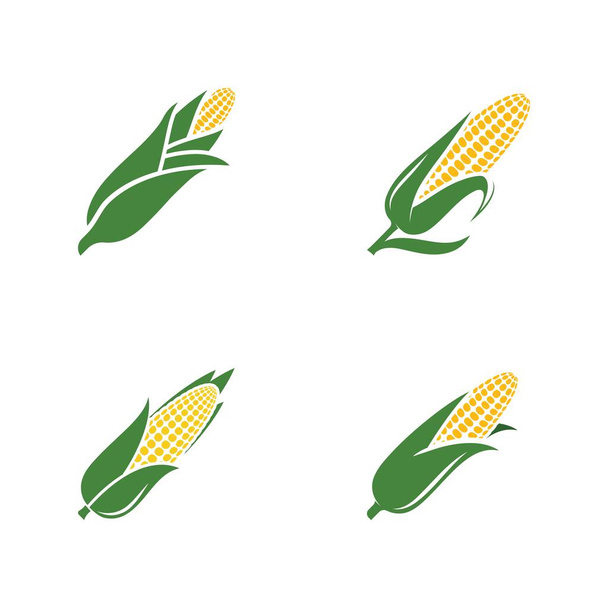 Modelo de design de ícone de vetor de milho agricultura
 - Vetor, Imagem