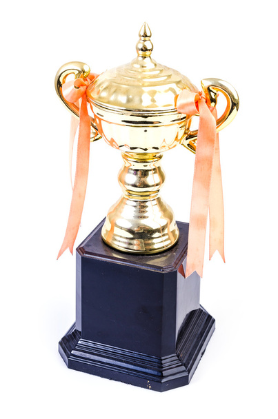 Trofee op wit - Foto, afbeelding