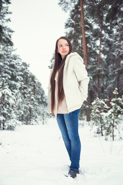 Woman in winter - Foto, Imagem