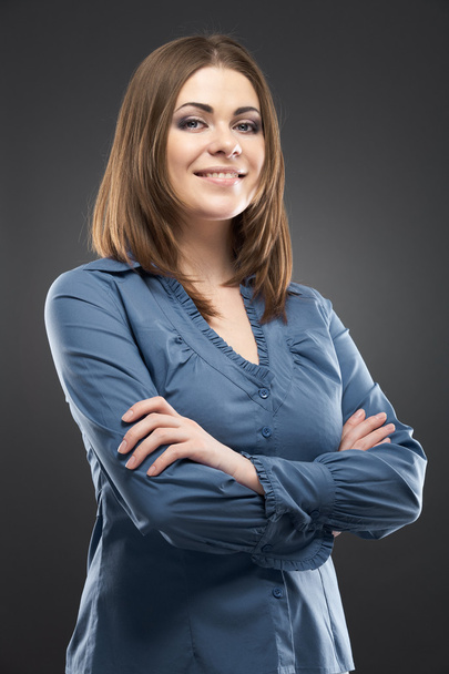 Smiling business woman - Fotó, kép