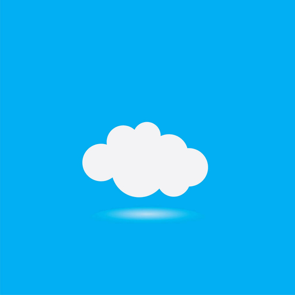 Modèle de nuage vectoriel icône illustration design - Vecteur, image