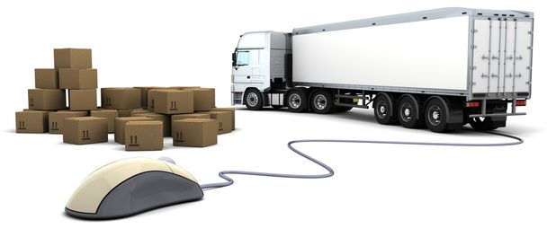 Online vracht ordertracering - Foto, afbeelding