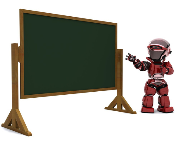 Professor robô em sala de aula
 - Foto, Imagem