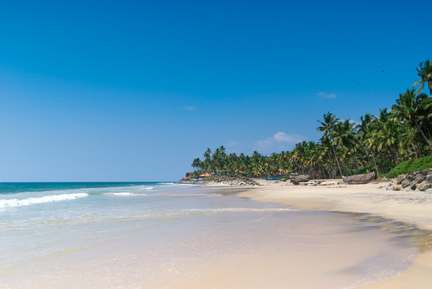 Incredible indian beaches, Black Beach, Varkala. Kerala, India. - Foto, immagini