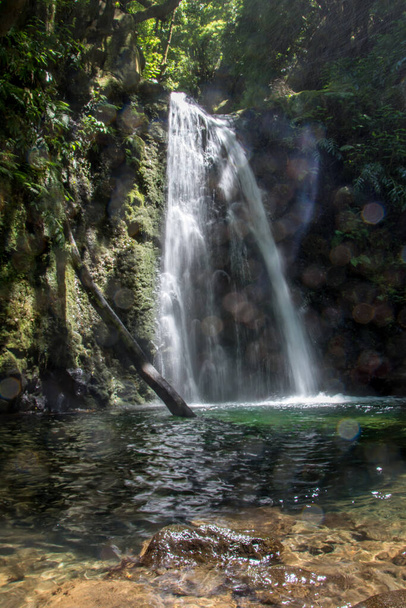 kävellä ja löytää prego salto vesiputous saarella sao miguel, Azorit, Portugali
. - Valokuva, kuva