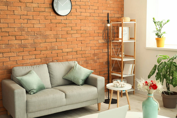 Krásný interiér moderního obývacího pokoje - Fotografie, Obrázek