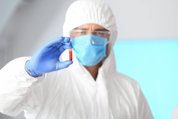 Scientist working in modern laboratory - Фото, зображення