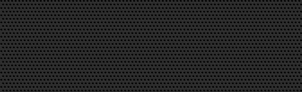 Μαύρο διάτρητο φόντο με μαύρες τρύπες και λάμψη - Vector - Διάνυσμα, εικόνα