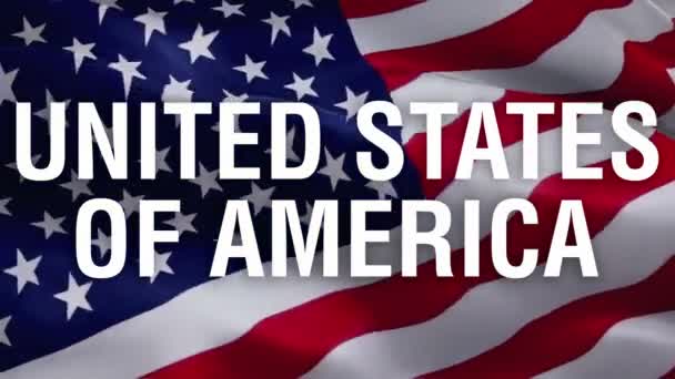 Відео прапора США. 3d US Flag Slow Motion video Американський прапор вивішує зблизька. US Flag Motion Loop HD resolution USA Background American Flags 4 of july Background  - Кадри, відео