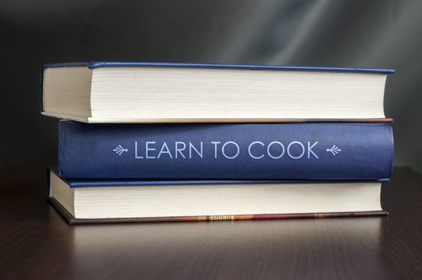 Naučte se vařit, kniha koncept. - Fotografie, Obrázek