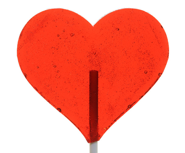 heart shaped lollipop - 写真・画像