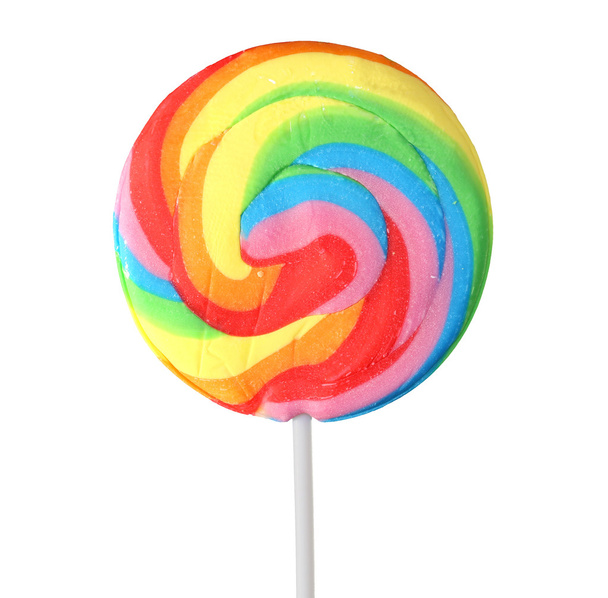 lollipop all colors of the rainbow - 写真・画像
