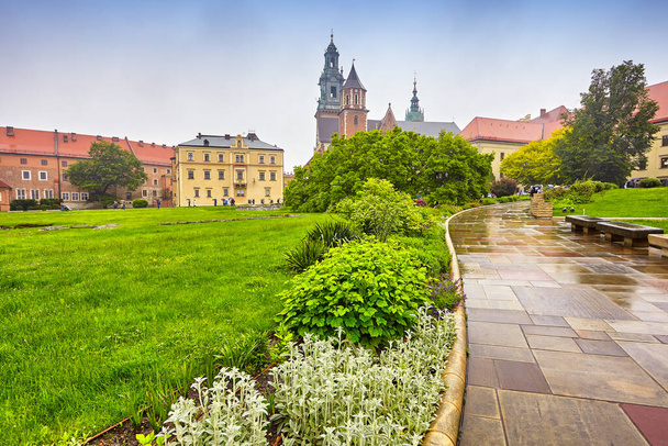 The Wawel castle famous landmark in Krakow Poland - Photo, Image