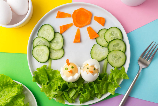 closeup νόστιμο πρωινό για τα παιδιά - Φωτογραφία, εικόνα