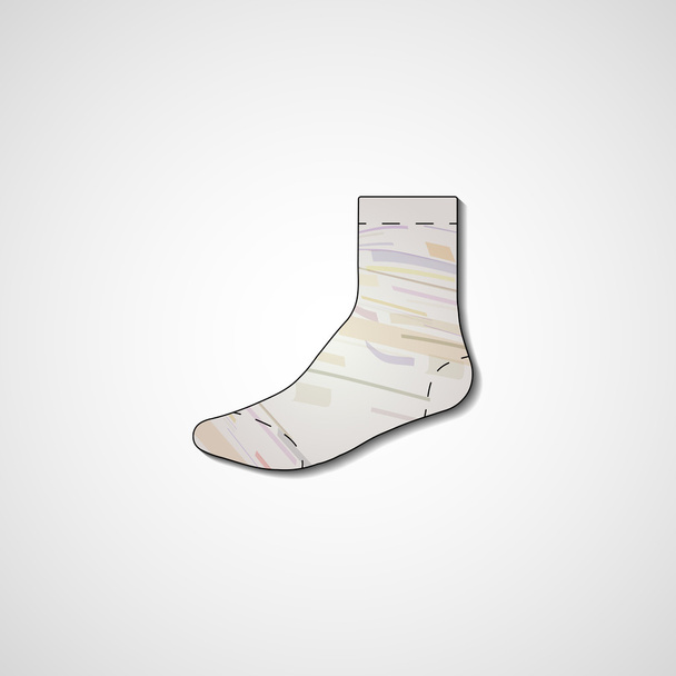 abstraktní ilustrace na ponožky - Vektor, obrázek