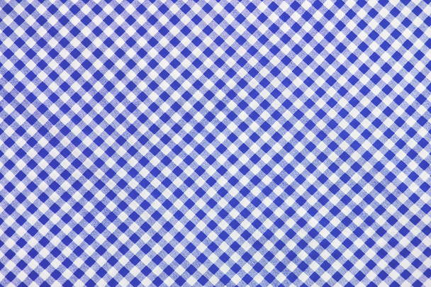 arka plan olarak mavi kareli kumaş - Fotoğraf, Görsel