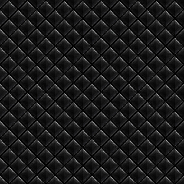 Dark black Geometric background. Modern dark abstract seamless texture - Photo, image