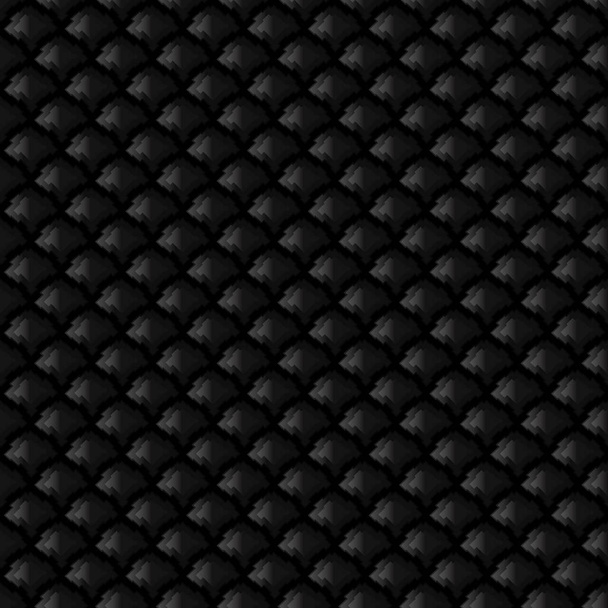 Fondo geométrico negro oscuro. Textura moderna abstracta oscura sin costuras
 - Foto, Imagen
