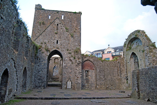 古い廃墟の遺跡、アイルランド - 写真・画像
