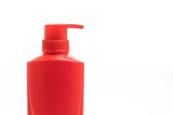 hair shampoo bottle isolated on white background - Фото, изображение